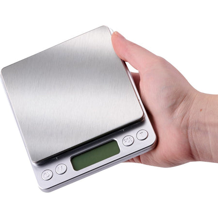 Bilancia di Precisione Digitale in Acciaio Inox da 0.1 a 3 kg Bilancino Digitale