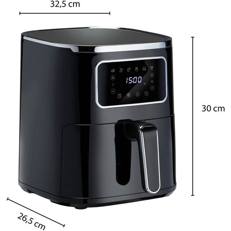 Friggitrice ad Aria 4,5 Litri Display Digitale 1450W Temperatura fino a 200°C