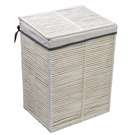 Cestone paper Hilary bianco rettangolare pieghevole cm30x40h55 Vacchetti