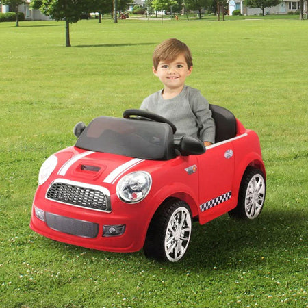 Auto Macchina elettrica per Bambini 12V MP3 Mini Car Rider con telecomando Rossa