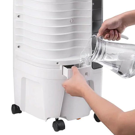 Raffrescatore Ventilatore 3 in 1 Air Cooler Acqua Con Pannello Digitale 3 Velocità