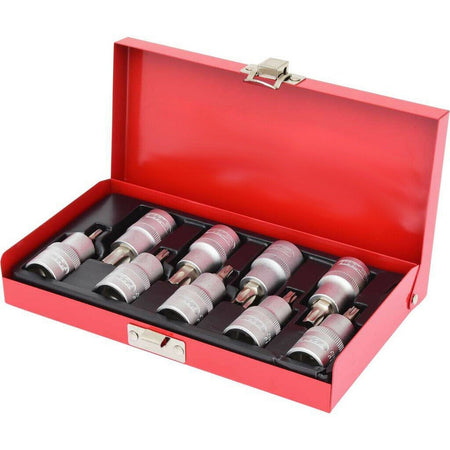 Set Chiavi A Bussola Torx 9pz 1/2" T20-25-27-30-40-45-50-55-60 T20-t60 Box Fai da te/Utensili elettrici e a mano/Utensili a mano/Chiavi e chiavi inglesi/Set di chiavi a tubo/Standard Trade Shop italia - Napoli, Commerciovirtuoso.it