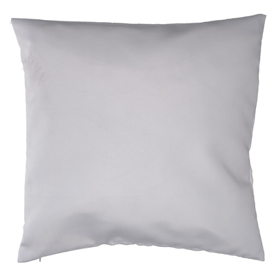 Cuscino tessuto con girasole bianco cm43x43