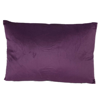 Cuscino velluto viola rettangolare cm35x50h10 Vacchetti