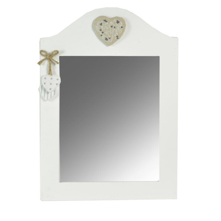 Specchio tissu grigio sagomato cm30x44x0,9 Vacchetti