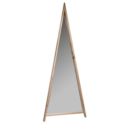 Specchio legno triangolo cm67x4h170