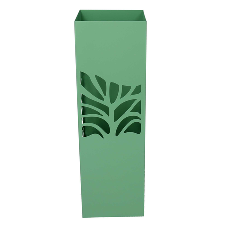 Portaombrelli metallo albero verde quadro cm15,5x15,5h49 Vacchetti