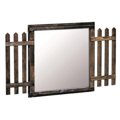 Specchio varsavia legno 2 ante cm63x71x4