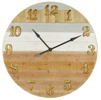 Orologio legno bicolore ea-6422 Ø cm. 91,5 x 6 Vacchetti