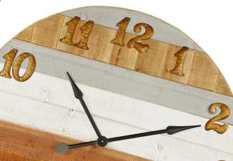 Orologio legno bicolore ea-6422 Ø cm. 91,5 x 6 Vacchetti