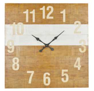 Orologio quadrato legno ea-6429 cm. 91,5 x 5,5 h 91,5