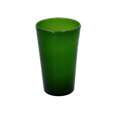 Vaso piccolo vetro verde bc-0842 Ø cm. 13,5 h 21 Vacchetti