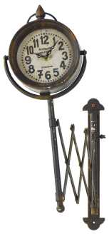 Orologio su braccio estendibile ea-3487cm. 19,5 x 6,5 h 52,5 Vacchetti
