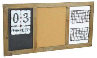 Calendario con lavagna + cesti h-4758 cm. 91,5 x 6 h 46 Vacchetti
