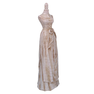 Statua donna abito grande xh-0167a cm 19x15h65 Vacchetti