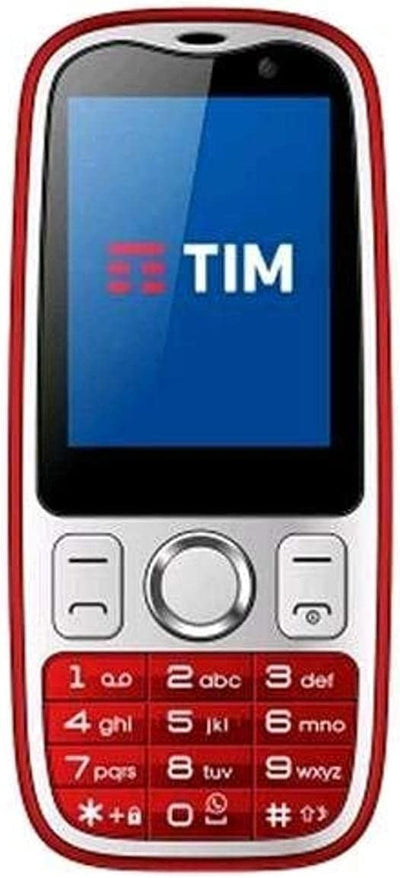 Tim 773590 Easy 4G Smartphone Marchio Tim 2GB Rosso Cellulari Italia Tim
