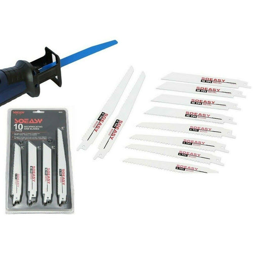 Set 10 Lame Per Legno E Metallo Per Sega Seghetto Elettrica Alternativo 6 8 Casa, arredamento e bricolage > Bricolage e fai da te > Seghe > Elettroutensili Trade Shop italia - Napoli, Commerciovirtuoso.it