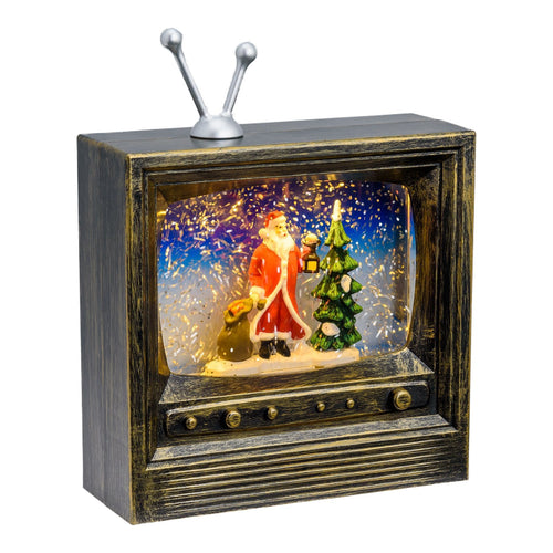 Palla di neve Televisione natalizia con babbo natale a led h 22 cm Casa e cucina/Decorazioni per interni/Addobbi e decorazioni per ricorrenze/Decorazioni natalizie/Neve artificiale MagiediNatale.it - Altamura, Commerciovirtuoso.it
