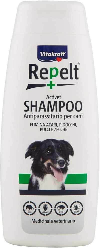 Vitakraft Repelt Shampoo Antiparassitario per Cani 250ml