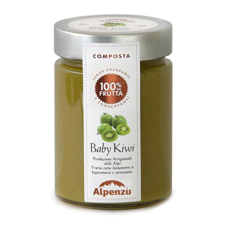 Composta di Baby Kiwi 100% frutta Alimentari e cura della casa/Marmellate miele e creme spalmabili/Marmellate e confetture/Burro di frutta MariTea bottega del Tè - Lodi, Commerciovirtuoso.it