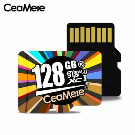 MicroSD Ceamere 128GB Classe 10 memory Card Con Adattatore Micro SD XC Memoria MICROSD MFP Store - Bovolone, Commerciovirtuoso.it