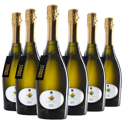 6x Prosecco Doc Cervada Treviso Extra Dry 750ml 11% Vol Azienda Vinicola Winecage Vino Prosecco Italiano 6 Bottiglie Alimentari e cura della casa/Birra vino e alcolici/Vino/Spumante e champagne/Prosecco Azienda Vinicola Winecage - Davagna, Commerciovirtuoso.it