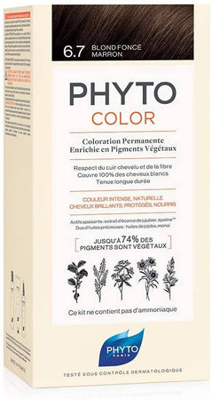 Phyto Phytocolor 6.7 Biondo Scuro Tabacco Colorazione Permanente senza Ammoniaca, 100 % Copertura Capelli Bianchi Bellezza/Cura dei capelli/Colore/Colore permanente Farmawing.it - Cenate Sotto, Commerciovirtuoso.it