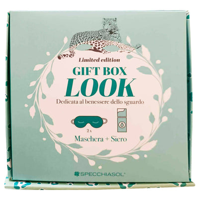 Gift Box Cofanetto Regalo Look 2 Maschera + Siero 30 Ml Benessere Dello Sguardo Limited Edition A Sostegno Parco Natura Viva