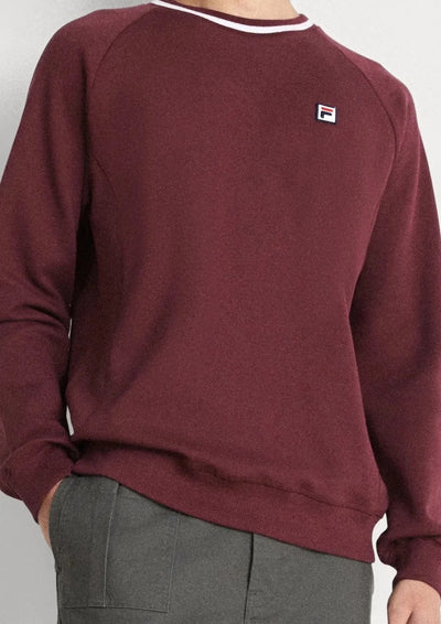 Fila Pullover Girocollo Uomo Rosso Scuro in Cotone Fam0320 Bilecik 30020 Vinaccio Ai24 Moda/Uomo/Abbigliamento/Maglioni e cardigan/Maglioni Kanal 32 - Santa Maria di Licodia, Commerciovirtuoso.it