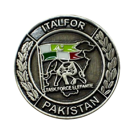 Spilla Italfor Pakistan Task Force Elefante Con Clip Sport e tempo libero/Accessori/Trofei medaglie e premi/Placche Il Distintivo - Pesaro, Commerciovirtuoso.it