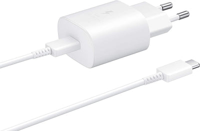 SAMSUNG CARICABATTERIE EP-TA800 FAST CHARGE 25W TYPE-C WHITE