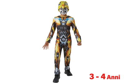 Costume Trasformers con Maschera 3-4 anni