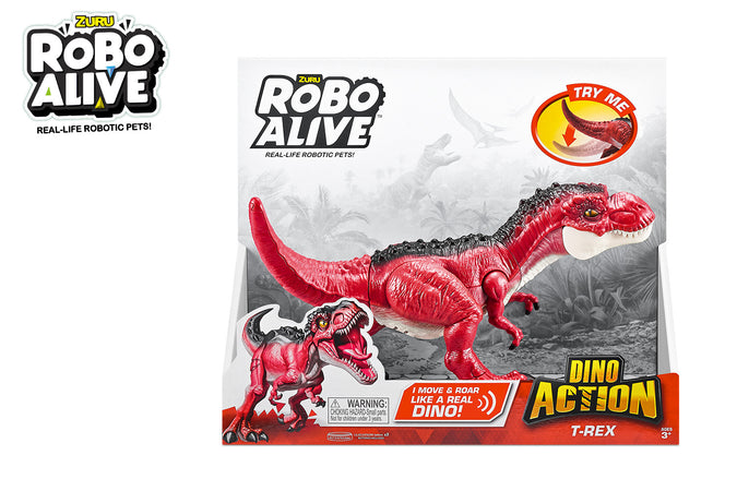 Dino Action T-Rex Versi e Azione Robo Alive