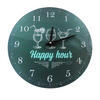 Orologio da parete vetro happy hour Casa e cucina/Decorazioni per interni/Orologi/Orologi da parete Led Mall Home - Napoli, Commerciovirtuoso.it
