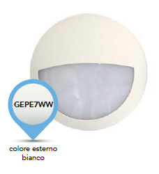 Lampada da parete led plafoniera bianca 7w impermeabile ip66 6500K Illuminazione/Illuminazione per interni/Illuminazioni per pareti/Faretti da muro Led Mall Home - Napoli, Commerciovirtuoso.it