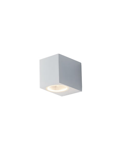 Applique Qubo Bianco 1Xgu10 Ip54 9,3X8X6,7Cm Illuminazione/Illuminazione per interni/Illuminazioni per pareti/Applique Led Mall Home - Napoli, Commerciovirtuoso.it