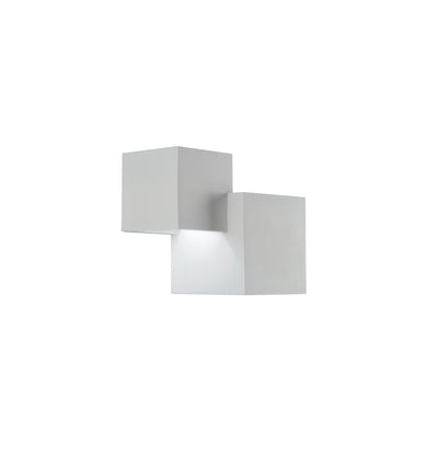 Applique Rubik Bianco 2Xg9 19,5X16X11,5Cm Illuminazione/Illuminazione per interni/Illuminazioni per pareti/Applique Led Mall Home - Napoli, Commerciovirtuoso.it