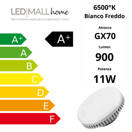 Lampadina led gx70 11w luce fredda 6500k Illuminazione/Lampadine/Lampadine a LED Led Mall Home - Napoli, Commerciovirtuoso.it
