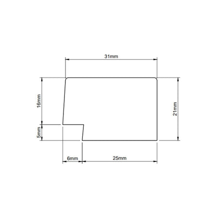 Profilo di chiusura in duropolimero rovere sbiancato 31x21x2800mm Fai da te/Pitture trattamenti per pareti e utensili/Strumenti per carta da parati e posa carta da parati/Bordi per carta da parati Led Mall Home - Napoli, Commerciovirtuoso.it