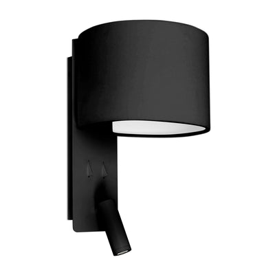 FOLD Lampada da parete nera con lettore LED Illuminazione/Illuminazione per interni/Illuminazioni per pareti/Applique Led Mall Home - Napoli, Commerciovirtuoso.it