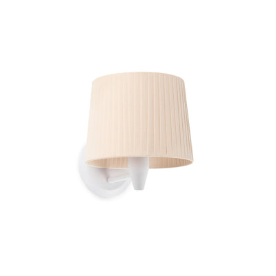 SAMBA Lampada da parete bianca/bordata beige Illuminazione/Illuminazione per interni/Illuminazioni per pareti/Applique Led Mall Home - Napoli, Commerciovirtuoso.it