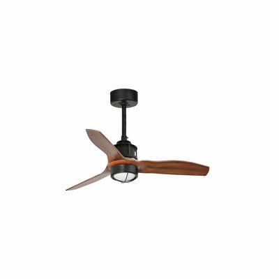 JUST FAN XS LED Ventilatore da soffitto nero/legno 81cm SMART Fai da te/Prodotti per la costruzione/Riscaldamento e raffreddamento/Sistemi mobili di climatizzazione/Ventilatori/Ventilatori da soffitto Led Mall Home - Napoli, Commerciovirtuoso.it