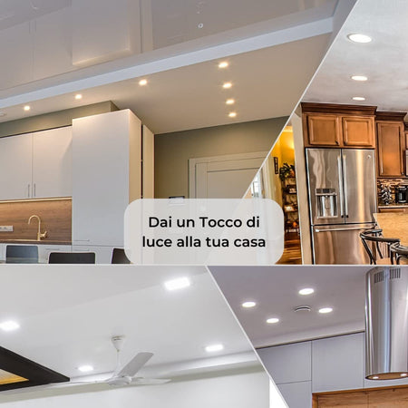 kit 6 pz faretto 10w led gu10 bianco naturale 4000k Illuminazione/Lampadine/Lampadine a LED Led Mall Home - Napoli, Commerciovirtuoso.it