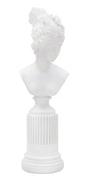 Scultura Statua Woman C/Piedistallo Cm 11X10,5X35,5 Casa e cucina/Decorazioni per interni/Arte/Sculture/Statue Led Mall Home - Napoli, Commerciovirtuoso.it