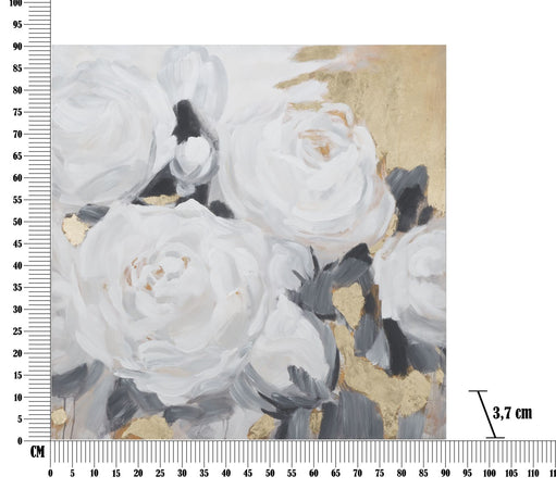 Dipinto Su Tela White Flower -A- Cm 90X3,7X90 Casa e cucina/Decorazioni per interni/Arte/Dipinti Led Mall Home - Napoli, Commerciovirtuoso.it