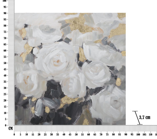 Dipinto Su Tela White Flower -B- Cm 90X3,7X90 Casa e cucina/Decorazioni per interni/Arte/Dipinti Led Mall Home - Napoli, Commerciovirtuoso.it