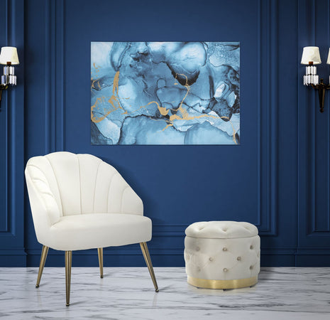 Stampa Dipinta Blu Rey Cm 80X3X120 Casa e cucina/Decorazioni per interni/Arte/Poster e stampe Led Mall Home - Napoli, Commerciovirtuoso.it