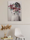 Stampa Dipinta Lady Flower -B- Cm 80X2,8X120 Casa e cucina/Decorazioni per interni/Arte/Poster e stampe Led Mall Home - Napoli, Commerciovirtuoso.it