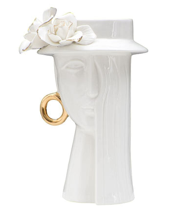 Vaso Woman Elegant Porcellana Cm 15X13,3X23,5