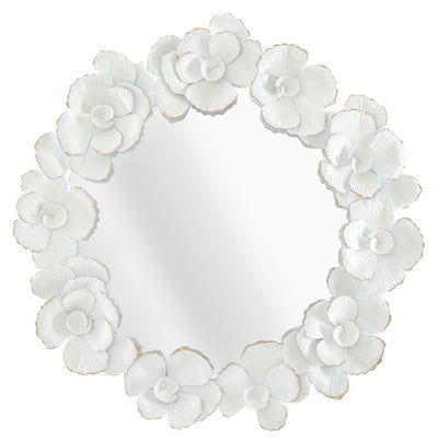 Specchio White Flower Cm 82X2,6X85,5 Mauro Ferretti